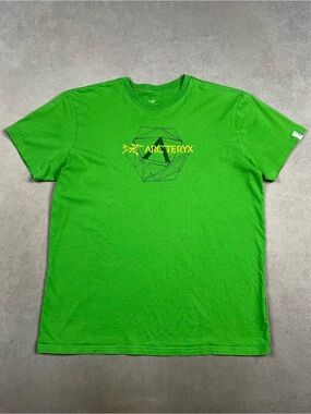 Arc'teryx Bright Green Graphic Logo Short Sleeve Tee